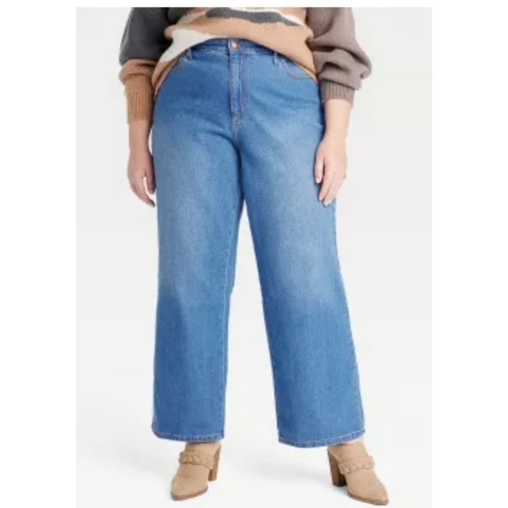 Universal Thread High Rise Wide Leg Jeans - Picture 3 of 14